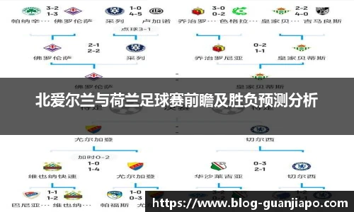 北爱尔兰与荷兰足球赛前瞻及胜负预测分析