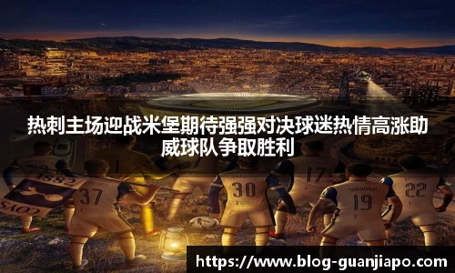 热刺主场迎战米堡期待强强对决球迷热情高涨助威球队争取胜利